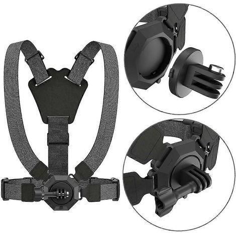 Pompe à air pour voiture avec embout de gonflage 3 en 1 (embouts américain, français et britannique) pour gonfler voitures, motos et vélos (lot de 5). Comprend une poignée à dégagement rapide. (1/4)