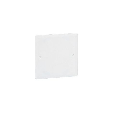Legrand – Couvercle universel carré Batibox 100x100mm – Pour boîte Ø85mm – Finition blanche RAL 9003 – Solution d’obturation efficace