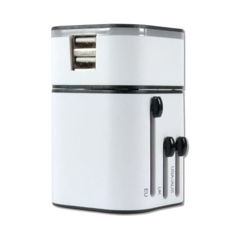 Adaptateur Secteur 5V 3.2 A pour MP3/Appareil Photo numérique/Téléphone Portable/GPS/Haut-Parleur Blanc (1/5)