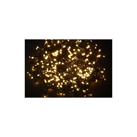 CATENA LUMINOSA  500 LED BIANCO CALDO