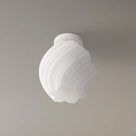 [NEUWERTIG] B-Ware Lindby Deckenleuchte Lampe Nuvia weiß 3D Druck Höhe 32 cm Beleuchtung (1/2)