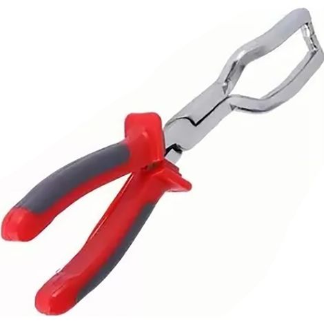 Pince universelle en acier, ergonomique, pour conduites de carburant, outil de déconnexion efficace des colliers de serrage des tuyaux d'essence, rouge (1/5)