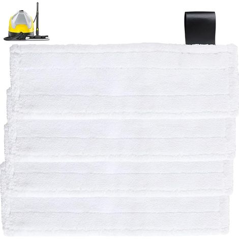 4 panni di ricambio per mocio a vapore, per pulitori a vapore Karcher EasyFix SC4 SC3 SC5 SC2 (1/5)
