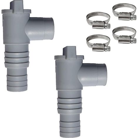 Vanne de service/d'arrêt Bestway Poolsun pour piscines avec raccord de tuyau de 32 mm (1/4)