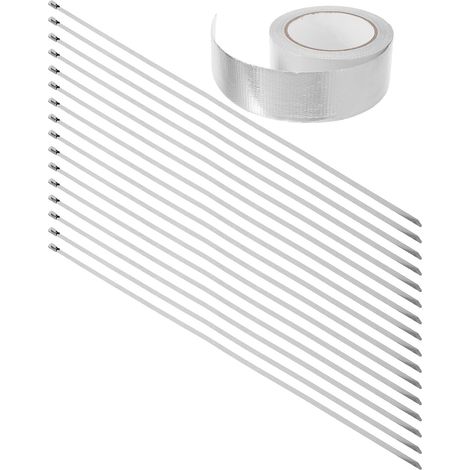 Ruban isolant thermique auto-adhésif en aluminium 5 cm x 20 m, (1/5)