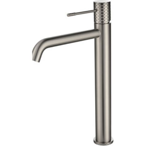 Mitigeur lavabo haut Genova finition nickel brossé [ IMEX® ]