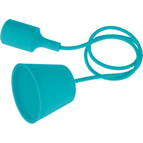 Suspension intérieure dans diverses couleurs fantastiques avec porte-lampe E27 Century sky blue