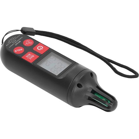 Mini-Digitalthermometer-Hygrometer zur Temperatur- und Feuchtigkeitsmessung, tragbares LCD-Display, handliches Gerät (1/5)