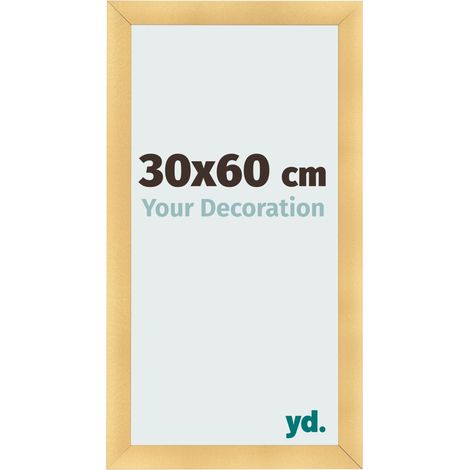 yd. - Cadre photo 30x60 - Or Mat - MDF - Pisa (1/5)