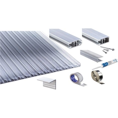 Fachwerk S5P Komplettangebot 4900 x 3500 mm, glasklar
