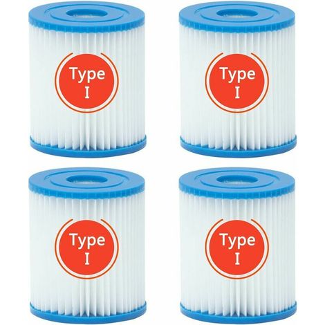 Cartouche Filtre Piscine Type I pour Bestway Pompe de Piscine, Filtre Cartouche Type I, 58093 filtres pour Filtre Gonflable de Piscine-Installation Facile-pour Le Nettoyage des tuyaux (1/5)