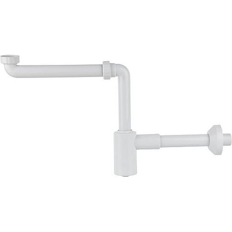 Syphon 11/4" 32-40 mm gain de place, rosace incluse