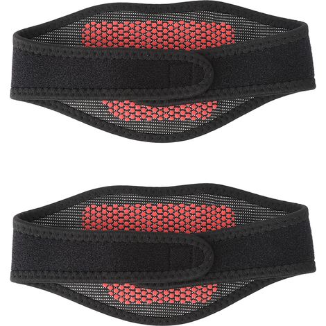 2 Pièces Collier Cervical Ergonomique avec Zone de Chaleur Rouge, Confortable pour le Sommeil et Soutien du Cou (1/5)