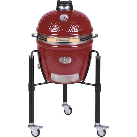 Monolith Keramikgrill Junior PRO-Serie 2.0 Rot Ø 33 cm Grillrost inklusive Gestell (1/5)