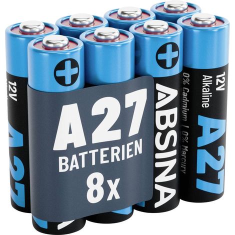 Absina Pile spéciale 27 A alcaline(s) 12 V 28 8 pc(s)