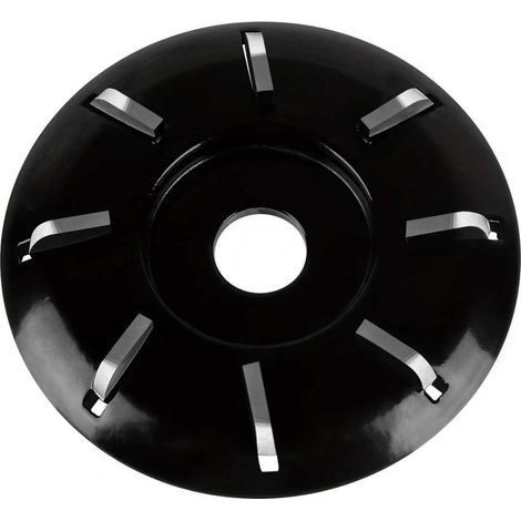 Disque de sculpture sur bois, grattoir à six dents pour le travail du bois, meuleuse à disque en bois, roue à disque de sculpture sur bois, outil de fraisage de scie électrique à 8 dents,diamètre inté (1/4)