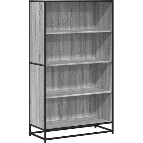 Maison Exclusive - Bücherregal Grau Sonoma 80,5x35x139 cm Holzwer