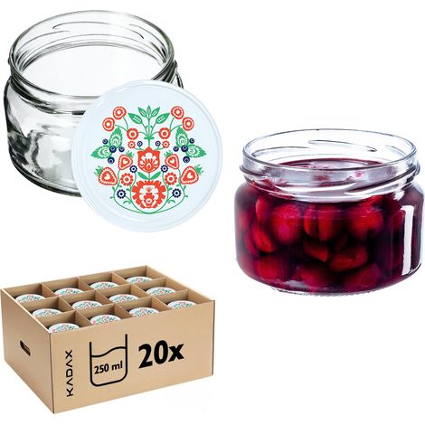 KADAX Glas Klara 250ml fi82 TO-250/1 Paket 20 Stück (1/5)