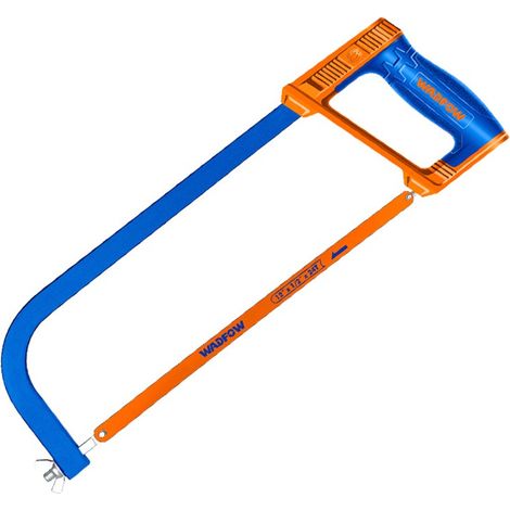 WADFOW WHF3168 300 mm Metall-Bügelsägenrahmen mit ergonomischem Gummigriff für präzise Schnitte