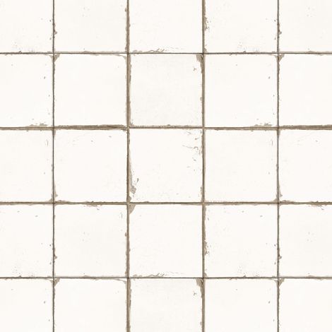 Carrelage Vintage Blanc 33x33x0,95 cm Vintara - Sol et mur intérieur (vendu par carton de 1,09 m²) - RO'MA CARRELAGE (1/3)