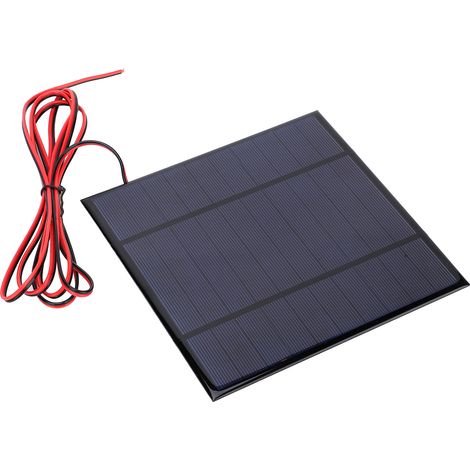Chargeur solaire miniature 5 V 4,5 W 900 mA, taux de conversion élevé, résistant au vent et à la neige, avec câble de 2 m. (1/5)