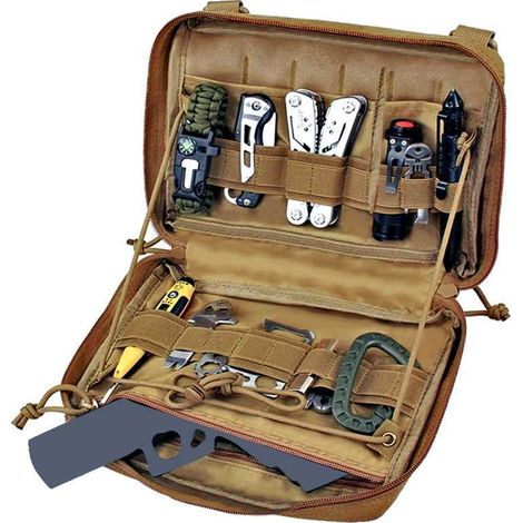 Sac de poche médical militaire EMT tactique extérieur Pack d'urgence Camping chasse accessoires outil multi trousse à outils EDC sac (1/5)