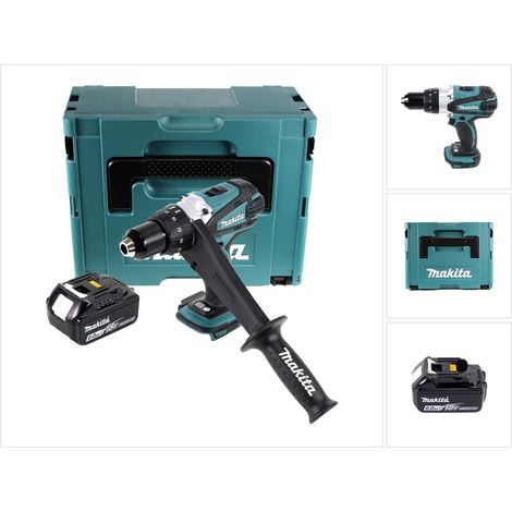 Trapano avvitatore a batteria Makita DDF 458 G1J 18 V 91 Nm + 1x batteria ricaricabile 6,0 Ah + Makpac - senza caricabatterie