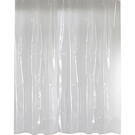 Rideau de douche épais transparent uni WRXMIJNHGSA pour hôtels