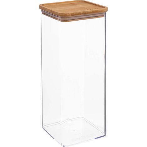 Vorratsdose quadratisch bambusdeckel eske 2l - 5five