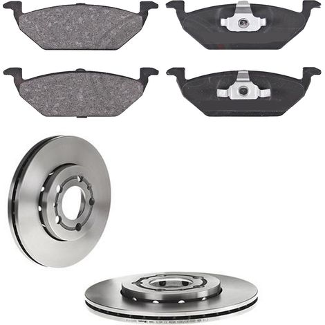 KIT FRENI ANTERIORI compatibile con VW IV VARIANT (1J5) - DISCHI + PASTIGLIE OEM: P 85 072 / 16880 , 16881 , 16882 /SOSTITUZIONE DIRETTA/BASSA POLVERE/SILENZIOSO (1/5)