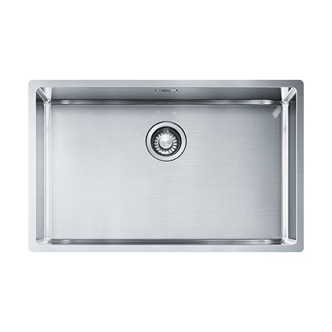 Franke BXX 210/110-68. Tipo di lavello: Lavello montato su piano, Forma del lavandino: Rettangolare, Materiale del lavandino: Acciaio inox. Larghezza: 725 mm, Profondità: 450 mm - 127.0369.284 (1/4)