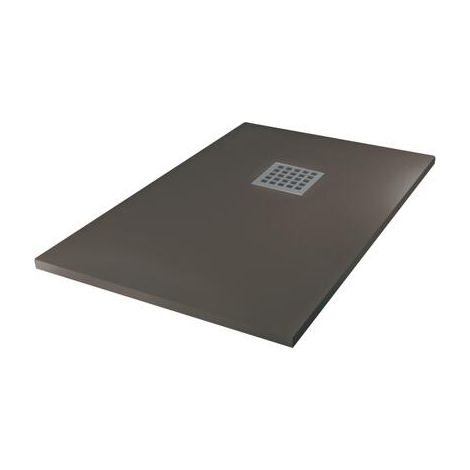 [JAMAIS UTILISE] ONDEE ZEN - Receveur NOLA - Découpable - 70x120cm - Résine - Gris anthracite - Extra-plat