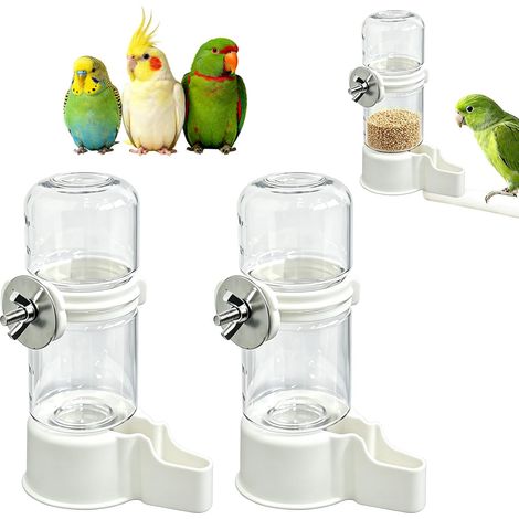 2 Abreuvoirs Automatiques pour Petits Oiseaux de Cage, Hygiénique (1/5)