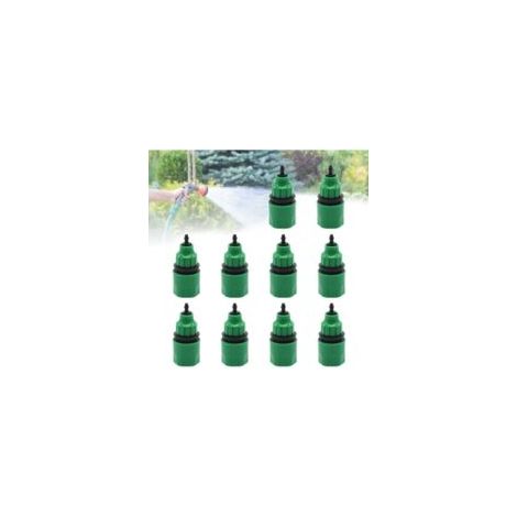 4/7 und 8/11 Kunststoff-Gartenschlauchverschraubungen, Schnellkupplungs-Gartenschlauchverbinder aus Kunststoff für 4 bis 9 mm Innendurchmesser, 10 Stück