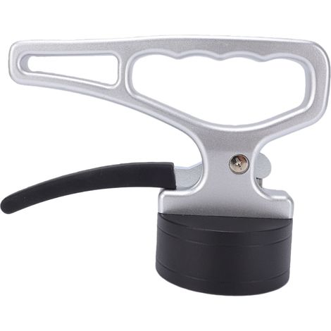 Leistungsstarkes magnetisches Hebewerkzeug, ergonomischer Schnellverschlussgriff zum Bewegen von Eisenplatten. (1/5)