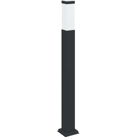 Baliza de luz de 80 cm, color negro, IP44 vidaXL