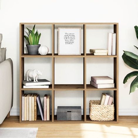 Librería divisora madera roble artisan 102x29x103,5 cm vidaXL