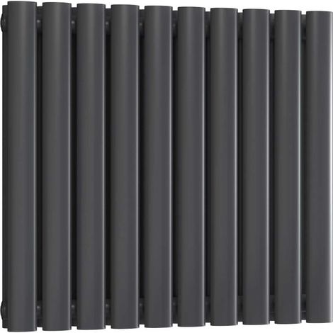Reina Neva Designer Radiator 550mm H x 590mm W Double Anthracite (1/5)