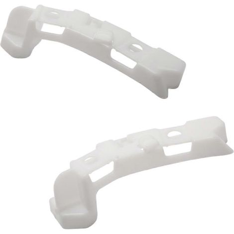 1 par de soportes de parachoques delanteros izquierdo y derecho compatibles con Peugeot 208 2012-2019 1607398380 (1/5)