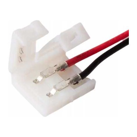 Conector para tiras LED SMD mono de 8 mm con cable (1/4)