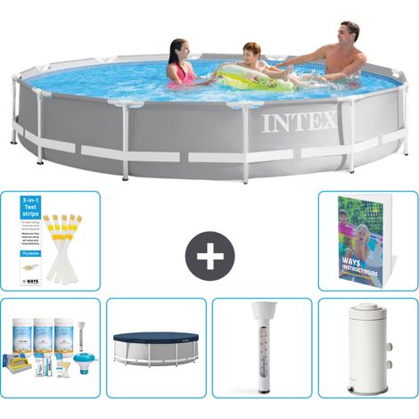 Prism Frame Pool Rund - 366x76 cm - 7-teilig S63