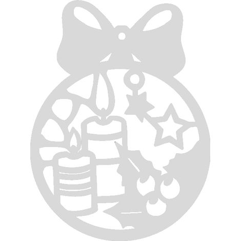 Durchbrochener Weihnachtsanhänger 9 Ś, Weihnachtsdekoration