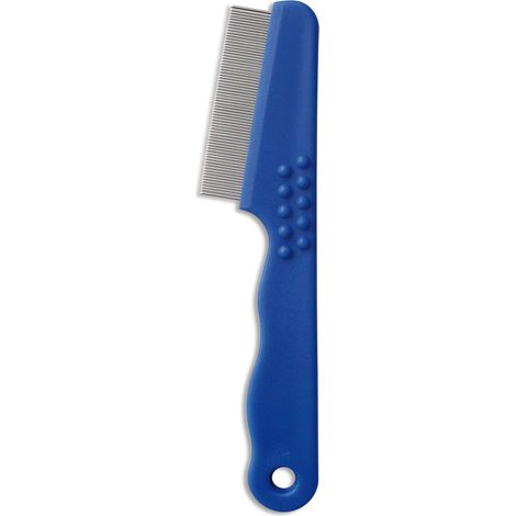 Peigne anti-puces avec manche plastique