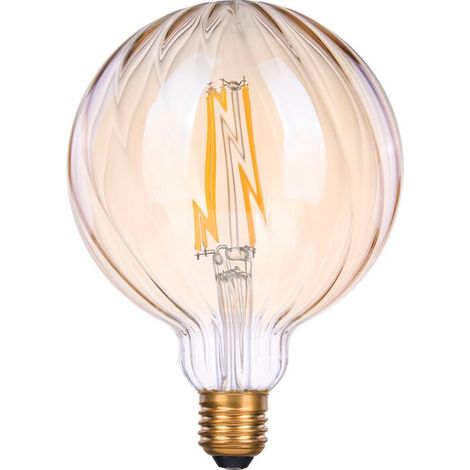 Ampoule LED globe effet quadrillé XXCELL - 7 W - 720 lumens - 2700 K - E27