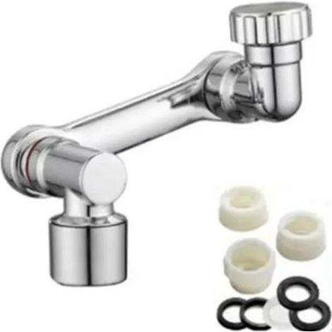 Aeratore rubinetto 1080° di rotazione dell'ugello spray anti-spruzzi estensibile per cucina e bagno (1/5)