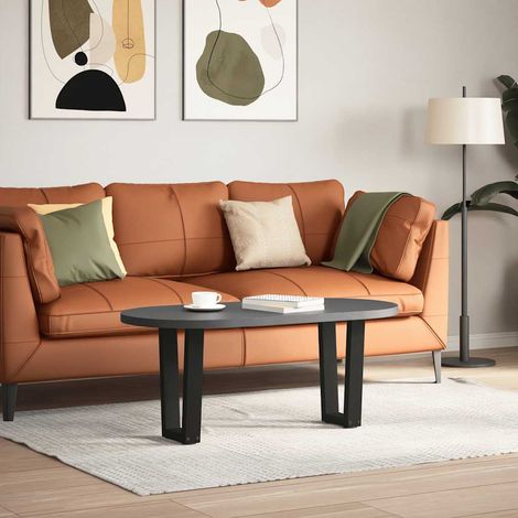 Maison Exclusive - Couchtischbeine V-Form 2 Stück Schwarz 38x(42-