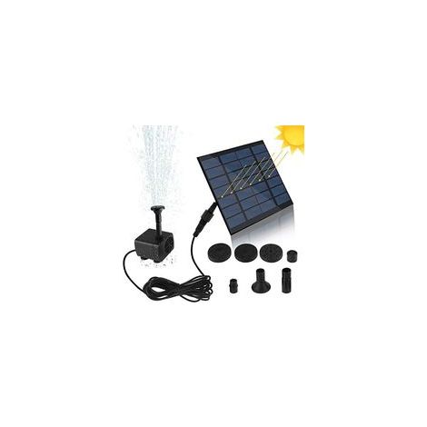 Pompe Solaire, Fontaine Solaire, Jardin Autoportant Panneau Solaire Kit Pompe à Eau, Pompe Extérieure Arrosage Submersible WddnAot (1/5)