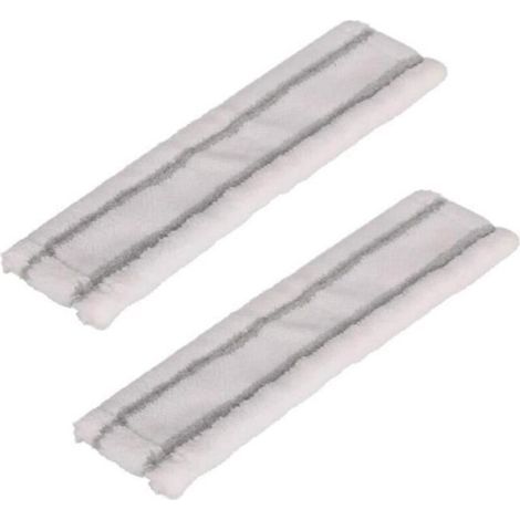 pair Lot de 2 chiffons en microfibre pour nettoyeur de vitres Karcher WV1 WV50 WV75
