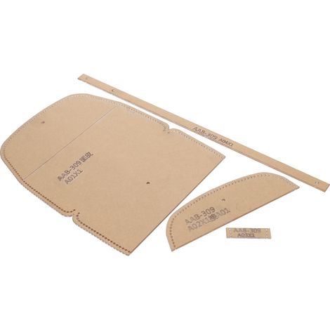 Gabarit acrylique fait main pour portefeuille long, patron de sac à main, fournitures de loisirs créatifs AAB309 (1/5)