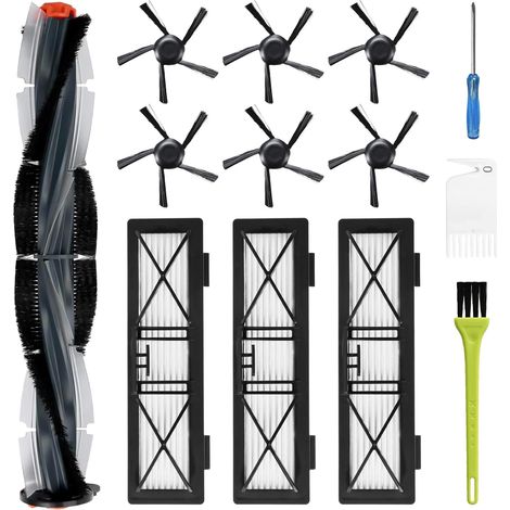 Pièces de Rechange pour série Neato Botvac D D75 D80 D85 et série connectée D3 D4 D5 D6 D7, Compris la Brosse Principale, la Brosse latérale et Le Filtre Ultra-performant (1/5)